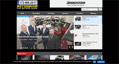 Desktop Screenshot of motorshow.ie