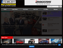 Tablet Screenshot of motorshow.ie